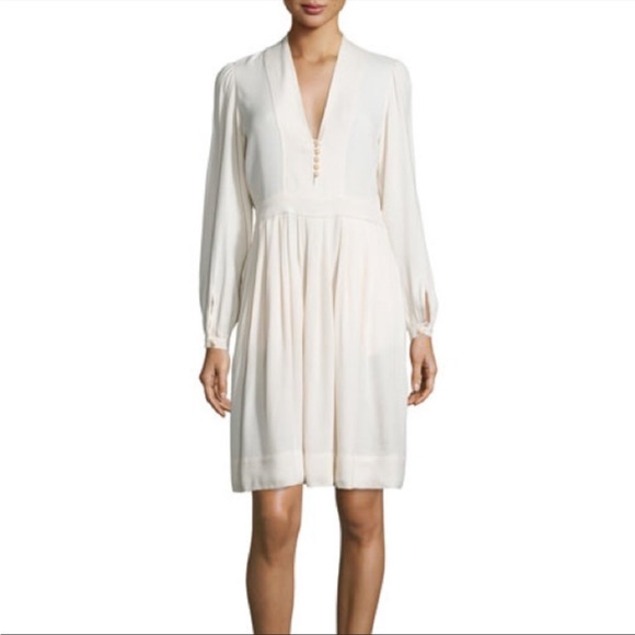 Isabel Marant Neil Crepe Ivory Dress ASO Middleton M US8 FR40 - Picture 2 of 7